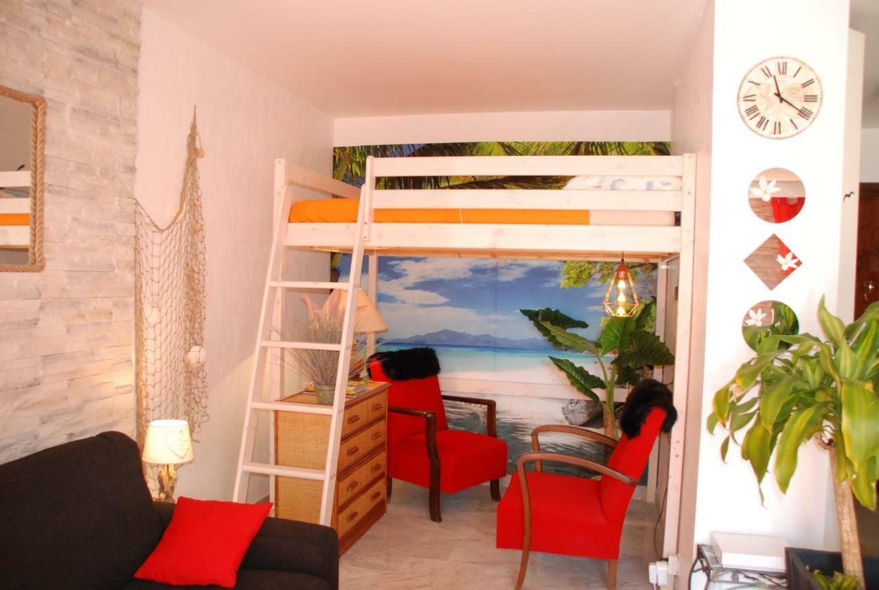 Studio - Juan Les Pins - Proximite Plages อองทีบส์ ภายนอก รูปภาพ